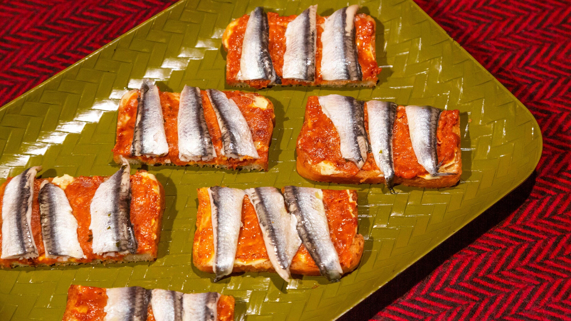 Article-Anchovy-Nduja-Toast-Larrys-Montreal-Canape-Holiday-Appetizer-Recipe